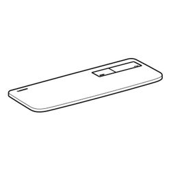 Geberit Spülkastendeckel für AP128, Spül-Stopp-Spülung, weiß-alpin, 243629111... GEBERIT-243629111 4025416557180 (Abb. 1)