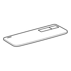 Geberit Spülkastendeckel zu AP-Spülkasten AP128 2-Mengen-Spülung, Weiß-alpin... GEBERIT-243633111 4025416557302 (Abb. 1)