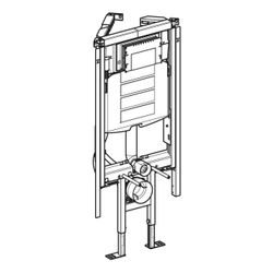 Geberit Duofix Element für Wand-WC 112cm mit Sigma Unterputzspülkasten 12cm, Ecklösu... GEBERIT-111390006 4064746029837 (Abb. 1)