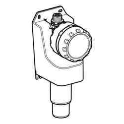 Geberit HS01 Hygienespülung mit Batterie d 50mm, d1 40mm... GEBERIT-616290001 4025410944849 (Abb. 1)