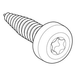 Geberit Flachkopfschraube Duofix, 4,0x13mm, Stahl, 111926001... GEBERIT-111926001 4064746039577 (Abb. 1)
