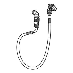 Geberit Anschlussset für Spülverteiler für Urinale, 116120001... GEBERIT-116120001 4064746039539 (Abb. 1)