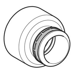 Geberit Anschluss für Spülverteiler, gesteckt, 246148001... GEBERIT-246148001 4064746039508 (Abb. 1)