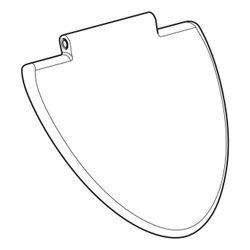 Geberit Urinaldeckel für Renova S und Selnova S, 246155001... GEBERIT-246155001 4064746039553 (Abb. 1)