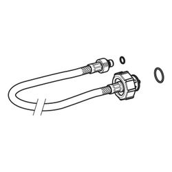Geberit Flex-Schlauch für Typ 383, DN 8, 3/8" x 3/8", 33cm, 246113001... GEBERIT-246113001 4064746039706 (Abb. 1)