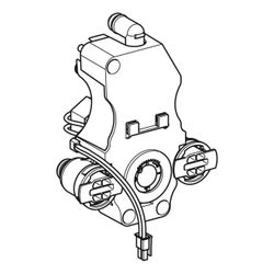 Geberit Funktionseinheit ohne Generator für Piave/Brenta Waschtischarmaturen ohne Mi... GEBERIT-243684001 4025410294937 (Abb. 1)