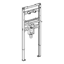 Geberit Duofix Element für Waschtisch 130cm für Metall-/Holzständerw., Wandarmatur A... GEBERIT-111477002 4064746030024 (Abb. 1)