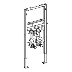 Geberit Duofix Element für Waschtisch 112cm Metall-/Holzständerw., Standarmatur 2 Wa... GEBERIT-111473002 4064746030000 (Abb. 1)
