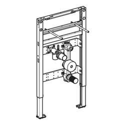 Geberit Duofix Element für Waschtisch, 82-98cm, Standarmatur mit Wasserzählerstrecke... GEBERIT-111078002 4064746029165 (Abb. 1)
