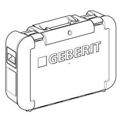 Geberit Koffer für Pressringe schwenkbar Kompatibilität 1/2, mit Einsatz, leer... GEBERIT-691179001 4064746047909 (Abb. 1)