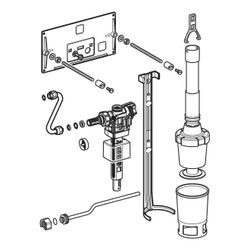 Geberit Umbauset für Unterputz-Spülkasten Typ 16.000, 215421005... GEBERIT-215421005 4064746037870 (Abb. 1)