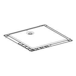 Geberit Olona quadratische Duschwanne mit Dichtvlies 90x90cm, Weiß... GEBERIT-550901001 4025410872982 (Abb. 1)