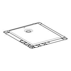 Geberit Olona Rechteckduschwanne mit Dichtvlies 90x75cm, Mattweiß... GEBERIT-550905001 4025410874108 (Abb. 1)