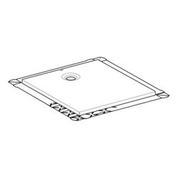 Geberit Olona Rechteckduschwanne mit Dichtvlies 100x90cm, Mattweiß... GEBERIT-550910001 4025410873415 (Abb. 1)