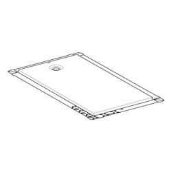 Geberit Olona Rechteckduschwanne mit Dichtvlies 180x90cm, Mattweiß... GEBERIT-550940001 4025410874146 (Abb. 1)