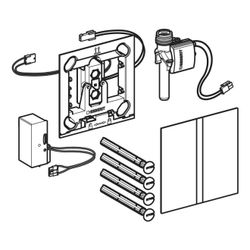 Geberit Typ 40 Urinalsteuerung mit elektr. Spülauslösung, Netzbetrieb, Abdeckplatte ... GEBERIT-116227FW1 4064746043390 (Abb. 1)