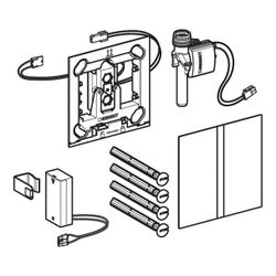 Geberit Typ 40 Urinalsteuerung mit elektr. Spülauslösung, Batteriebetr., Abdeckpl. e... GEBERIT-116237QD1 4064746043512 (Abb. 1)