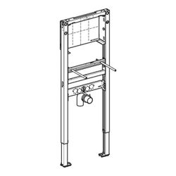 Geberit Duofix Element für Waschtisch, 112-130cm, schmale Ausführung, Wandarmatur Un... GEBERIT-111274002 4064746029370 (Abb. 1)