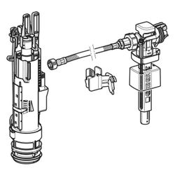 Geberit Renovierungsset Typ 212-383 für 300, 320, Sigma Unterputzspülkasten... GEBERIT-246127005 4064746044496 (Abb. 1)