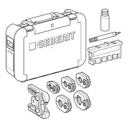 Geberit Mapress Pressringe schwenkbar in Koffer, D 15/18/22/28/35mm, Kompatibilität ... GEBERIT-691200001 4064746055881 (Abb. 1)