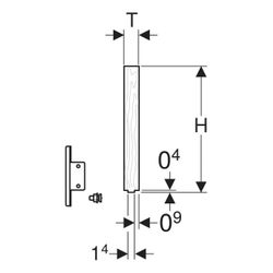 Geberit Montageplatte GIS universell, 25,4x25x3cm, Holz, 461221001... GEBERIT-461221001 4064746057021 (Abb. 1)