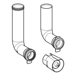 Geberit Spülbogen-Set für Duofix, 56mm, 90 Grad, 243872002... GEBERIT-243872002 4064746032035 (Abb. 1)