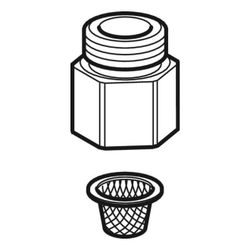 Geberit Durchflussbegrenzer für Typ 60 Waschtischarmatur, 6 l, Niederdruck, 24117600... GEBERIT-241176001 4025416628767 (Abb. 1)