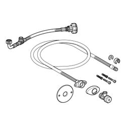 Geberit Wasseranschlussset für Unterputz-Spülkästen 12cm/15cm, für Geberit AquaClean... GEBERIT-147036001 4025416632023 (Abb. 1)