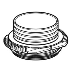 Geberit Überlaufelement für Geberit Pluvia Notüberlauf für Grundkörper... GEBERIT-243730001 4025416805298 (Abb. 1)