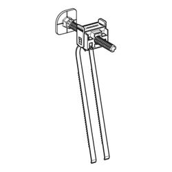 Geberit Rohrschelle GIS, 16-32mm, 19x4x12cm, 461216001... GEBERIT-461216001 4064746058288 (Abb. 1)