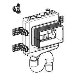 Geberit HS50 Hygienespülung mit Sensor d 50mm, Anschluss 1 Wasseranschluss rechts... GEBERIT-616274001 4025410735898 (Abb. 1)