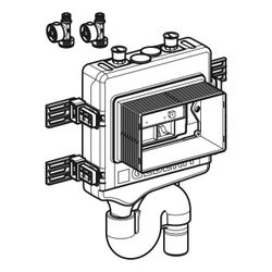 Geberit HS50 Hygienespülung mit Sensor d 50mm, Anschluss 2 Wasseranschlüsse... GEBERIT-616275001 4025410736055 (Abb. 1)