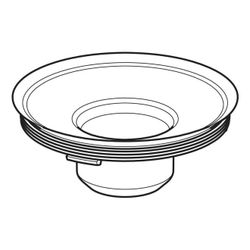 Geberit Membrangeruchsverschlussadapter für Preda, Selva und Tamina Urinale... GEBERIT-116158001 4064746047893 (Abb. 1)