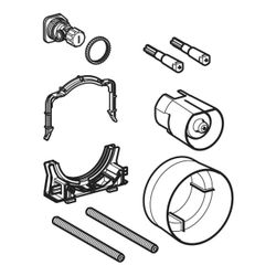 Geberit Montagezubehör für GIS-Element Wand-WC, Rohrschelle Befestigungsabstand 49/7... GEBERIT-241871002 4064746068195 (Abb. 1)