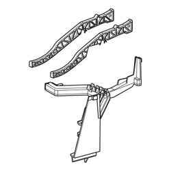 Geberit Hebellager für Aufputzspülkasten AP128... GEBERIT-243761001 4025416692195 (Abb. 1)