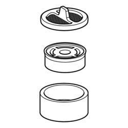 Geberit Set Durchflussbegrenzer für Hygienespülung, Baujahre 2015–2024... GEBERIT-243759001 4025416692041 (Abb. 1)