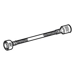Geberit Panzerschlauch 3,8"-1,2", für Geberit AquaClean Tuma WC-Komplettanlage... GEBERIT-243497001 4025416664123 (Abb. 1)