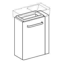 Geberit Renova Compact Unterschrank, Handwaschbecken, Handtuchhalter rechts, 44,8x60... GEBERIT-862050000 4022009327441 (Abb. 1)