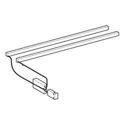 Geberit Doppellichtleiste für Schublade Länge 55cm... GEBERIT-501550000 4022009343229 (Abb. 1)