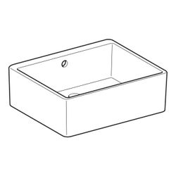 Geberit Publica Mehrzweckbecken mit Überlauf 60x20x50cm... GEBERIT-361360000 4022009080520 (Abb. 1)