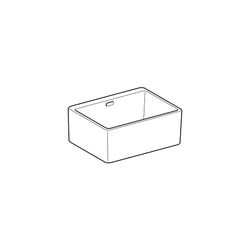 Geberit Publica Mehrzweckbecken mit Überlauf 50x20x39cm... GEBERIT-361350000 4022009080513 (Abb. 1)