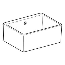 Geberit Publica Mehrzweckbecken mit Überlauf 50x20x39cm... GEBERIT-361350000 4022009080513 (Abb. 1)
