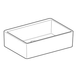 Geberit Publica Mehrzweckbecken ohne Überlauf, Höhe 20cm... GEBERIT-360070000 4022009080506 (Abb. 1)