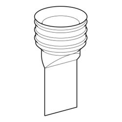 Geberit Membrangeruchsverschluss für wasserlose Urinale d 45mm... GEBERIT-595710000 4022009231212 (Abb. 1)