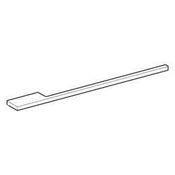 Geberit Handtuchhalter für Badezimmermöbel, Ecke rechtwinklig Länge 40cm, Hochglanz ... GEBERIT-510040000 4022009343038 (Abb. 1)