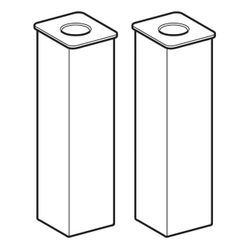 Geberit Set Füße Höhe 15-16,5cm, verchromt... GEBERIT-500550000 4022009329070 (Abb. 1)
