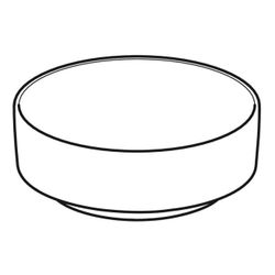 Geberit VariForm Aufsatzwaschtisch rund Durchmesser 40cm, ohne Hahnloch, ohne Überla... GEBERIT-500768012 4025416682882 (Abb. 1)