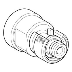 Geberit Reduktion Rohrgewinde 3/4"/ DN 8... GEBERIT-243792001 4025416696926 (Abb. 1)