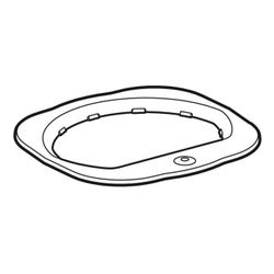 Geberit Fixierring für Duschrinne der Reihe CleanLine... GEBERIT-243833001 4025416281672 (Abb. 1)