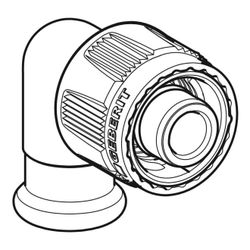 Geberit Mapress Übergangswinkel 90 Grad mit MasterFix, d 15mm, RpMF 1/2″, Rotguss bleifr... GEBERIT-61120 4025410547859 (Abb. 1)
